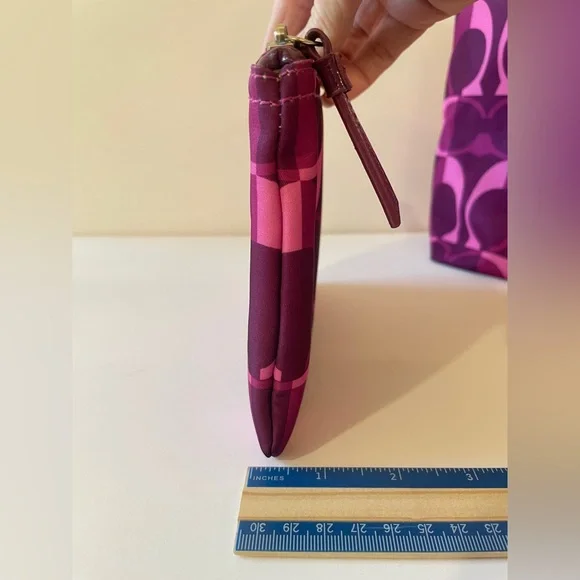 Coach Pink Tote and Pouch Set - Picture 16 of 16